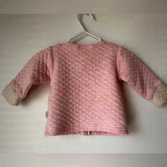 NEWBORN Duck Duck Goose Pink Quilted Sweater - Picture 7 of 11